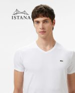 پولوشرت آستین کوتاه مردانه لاکوست Lacoste Erkek Slim Fit TH0999.001 - Image 7
