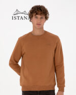 بلوز مردانه برند یو اس پولو Us poloErkek Comfort Fit Bisiklet Yaka Şardonlu Camel Basic Sweatshirt 50313757-VR233 - Image 6