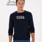 بلوز مردانه برند یو اس پولو Us polo Erkek Regular Fit Bisiklet Yaka Lacivert Sweatshirt 50315536-VR033
