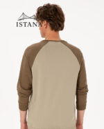 بلوز مردانه برند یو اس پولو Us poloErkek Bisiklet Yaka Regular Fit Haki İnce Sweatshirt 50315420-VR027 - Image 5