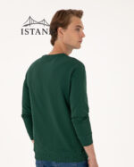 بلوز مردانه برند یو اس پولو Us polo Erkek Regular Fit Bisiklet Yaka İndigo Sweatshirt 50313743-VR079 - Image 2