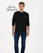 بلوز مردانه برند یو اس پولو Us polo Erkek Regular Fit Bisiklet Yaka Lacivert Sweatshirt50315483-VR033 - Image 4