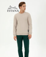 بلوز مردانه برند یو اس پولو Us polo Erkek Bisiklet Yaka Mint Basic Şardonlu Sweatshirt 50293471-VR049 - Image 4