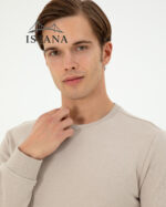 بلوز مردانه برند یو اس پولو Us polo Erkek Bisiklet Yaka Mint Basic Şardonlu Sweatshirt 50293471-VR049 - Image 5