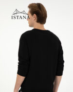 بلوز مردانه برند یو اس پولو Us polo Erkek Comfort Fit Bisiklet Yaka Siyah Sweatshirt 50293430-VR046 - Image 2