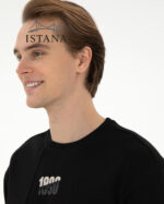 بلوز مردانه برند یو اس پولو Us polo Erkek Comfort Fit Bisiklet Yaka Siyah Sweatshirt 50293430-VR046 - Image 3