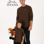 بلوز مردانه برند یو اس پولو Us polo Erkek Comfort Fit Bisiklet Yaka Siyah Basic Sweatshirt 50313752-VR029