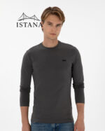 بلوز مردانه برند یو اس پولو Us polo Erkek Regular Fit Bisiklet Yaka Lacivert İnce Sweatshirt 50313744-VR024