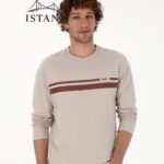 بلوز مردانه برند یو اس پولو Us polo Erkek Regular Fit Bisiklet Yaka Taş İnce Sweatshirt 50313801-VR049