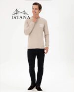 بلوز مردانه برند یو اس پولو Us polo Erkek Regular Fit Bisiklet Yaka Taş Sweatshirt 50290252-VR049 - Image 4