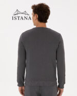 بلوز مردانه برند یو اس پولو Us polo Erkek Regular Fit Bisiklet Yaka Gri Sweatshirt 50316363-VR024 - Image 2