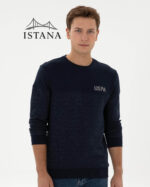 بلوز مردانه برند یو اس پولو Us polo Erkek Regular Fit Bisiklet Yaka Lacivert Sweatshirt50316380-VR033