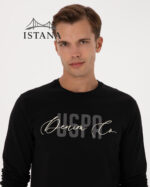 بلوز مردانه برند یو اس پولو Us polo Erkek Regular Fit Bisiklet Yaka İndigo İnce Sweatshirt 50315570-VR046 - Image 2