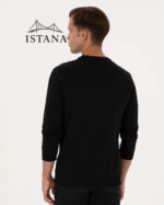 بلوز مردانه برند یو اس پولو Us polo Erkek Regular Fit Bisiklet Yaka İndigo İnce Sweatshirt 50315570-VR046 - Image 5