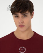 بلوز مردانه برند یو اس پولو Us polo Erkek Regular Fit Bisiklet Yaka Bordo Sweatshirt 50293436-VR014 - Image 5