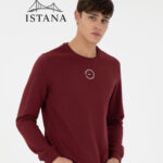 بلوز مردانه برند یو اس پولو Us polo Erkek Regular Fit Bisiklet Yaka Bordo Sweatshirt 50293436-VR014